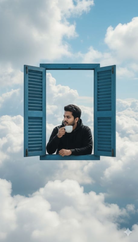 Surreal Floating Window Portrait thumbnail 3