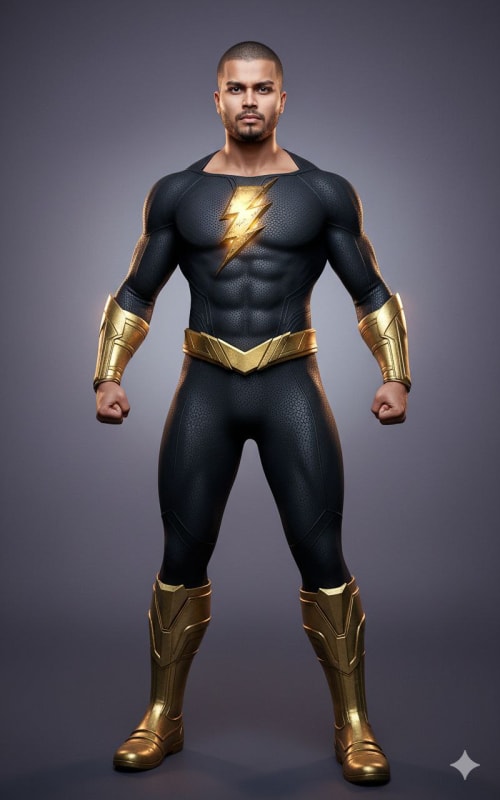 Hyper-Realistic Superhero Portrait with Custom Emblem thumbnail 3