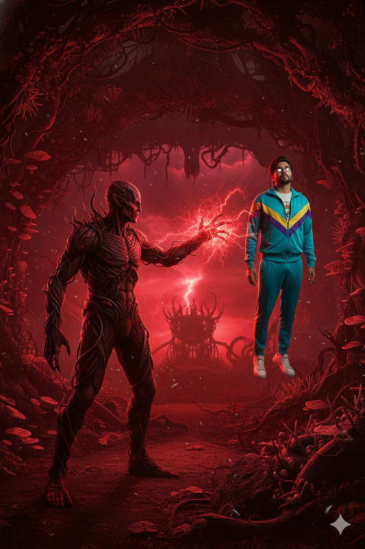 Levitated by Vecna: A Stranger Things Inspired Portrait - view 1