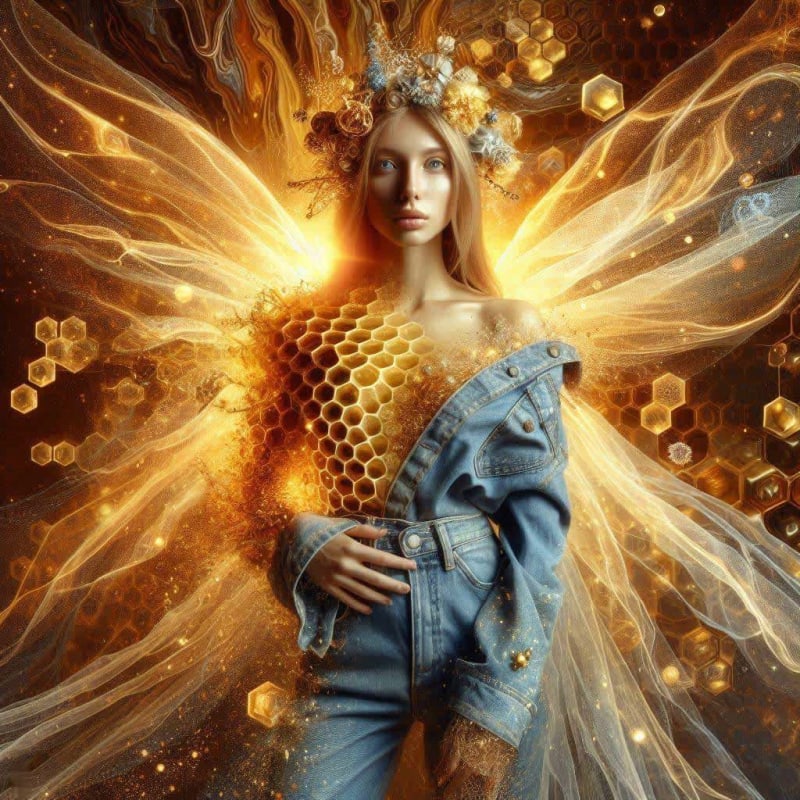 Honey Girl: A Fusion of Nature, Technology, and Art thumbnail 3