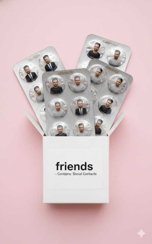 Surreal Blister Pack Portraits: Personalized Art - view 1
