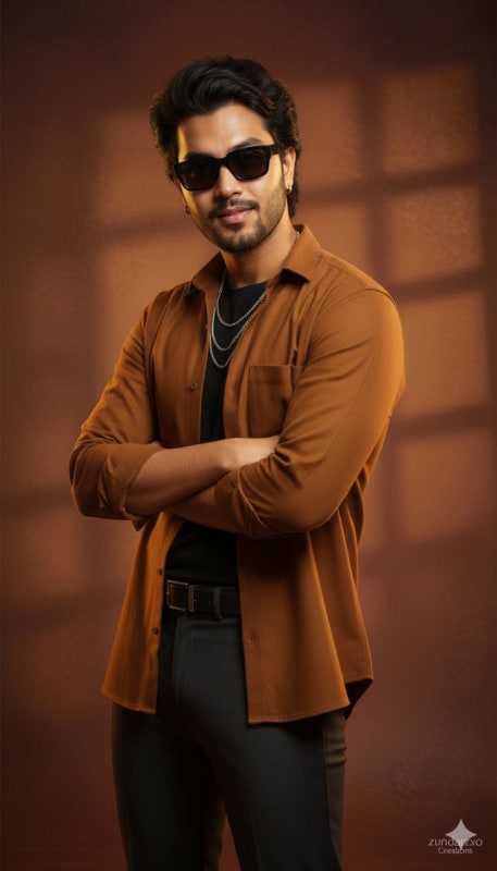 Urban High-Fashion South Asian Portrait thumbnail 4