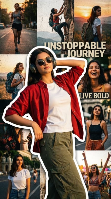 Cinematic Sticker-Style Collage Poster thumbnail 2