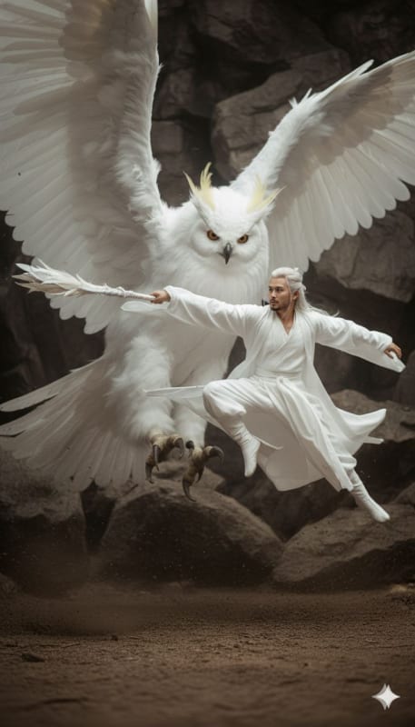 Celestial White Bird Guardian thumbnail 3