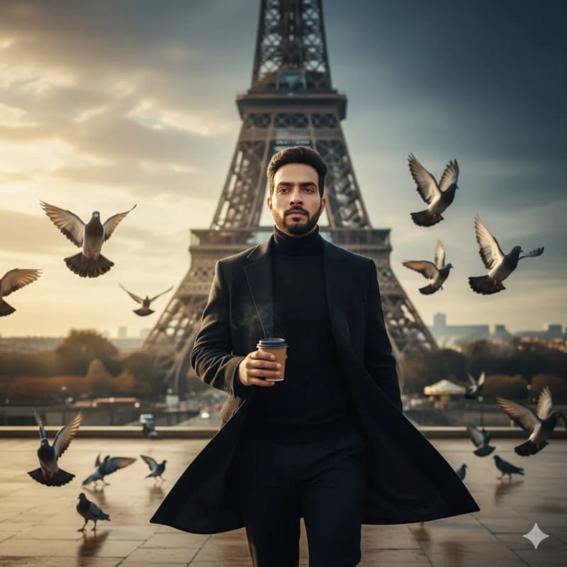Eiffel Tower Coffee: Parisian Portrait Photography thumbnail 2