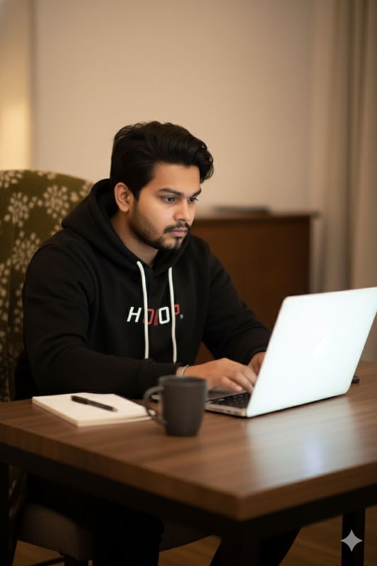 Portrait of a Young Man with Headphones thumbnail 2