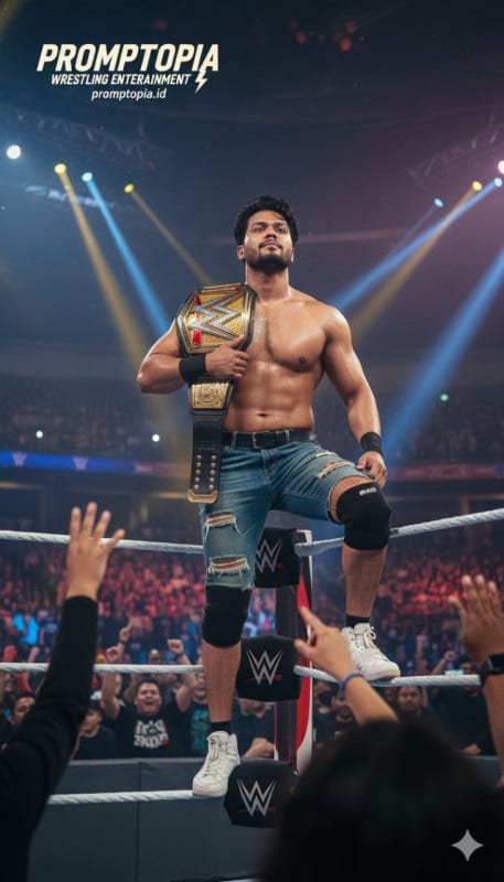 Victorious WWE Champion Portrait - view 1