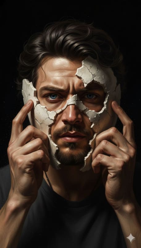 Baroque Unmasking: Surreal Portrait - view 1