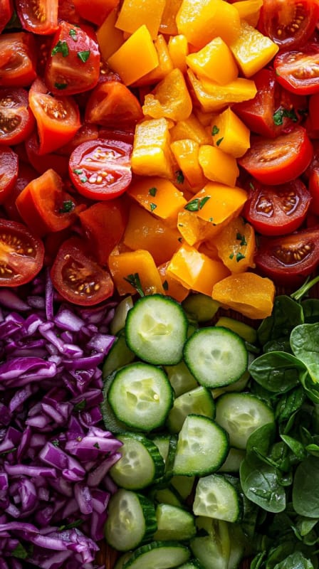 Vibrant Vegetable Salad Photography: A Culinary Masterpiece thumbnail 2
