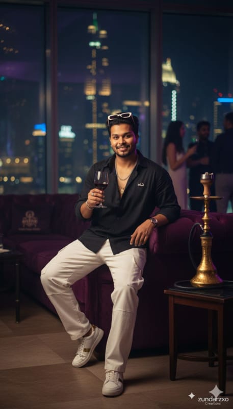 Luxury Dubai VIP Lounge Portrait thumbnail 4