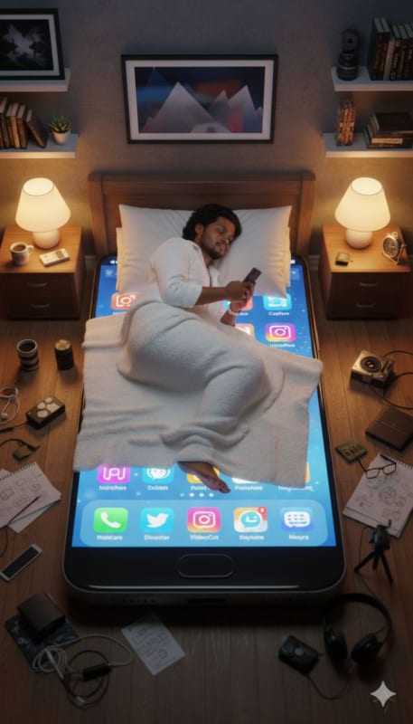 Giant Smartphone Bed Concept - view 1