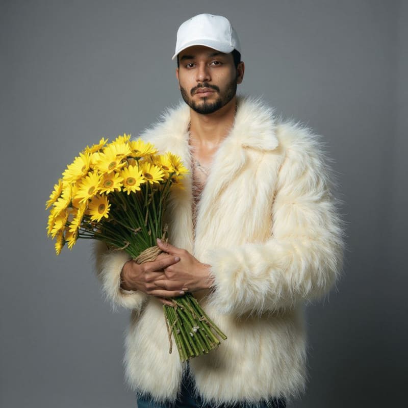 Surreal Daisy Portrait: Avant-Garde Fashion Photography thumbnail 2