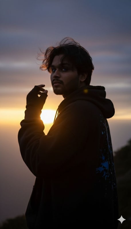 Moody Golden Hour Portrait thumbnail 2