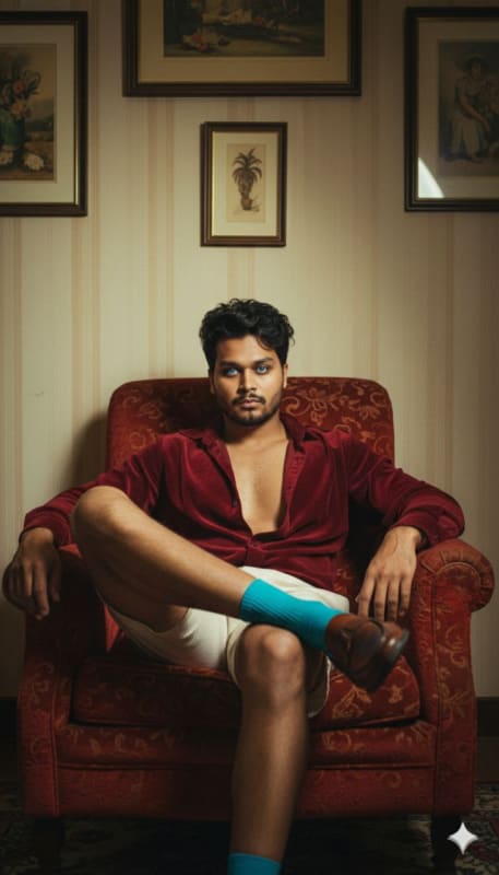 Retro Velvet Lounge Editorial - view 1