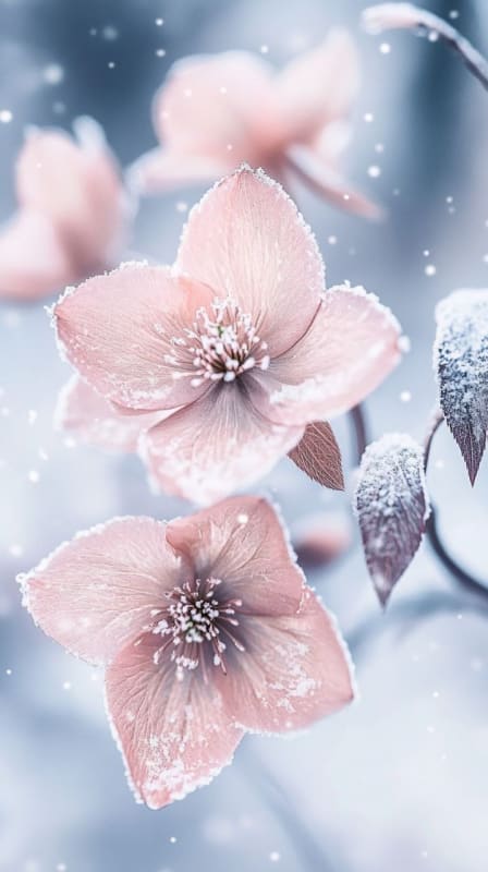 Ethereal Hellebore: A Winter Bloom Macro Photography - view 1