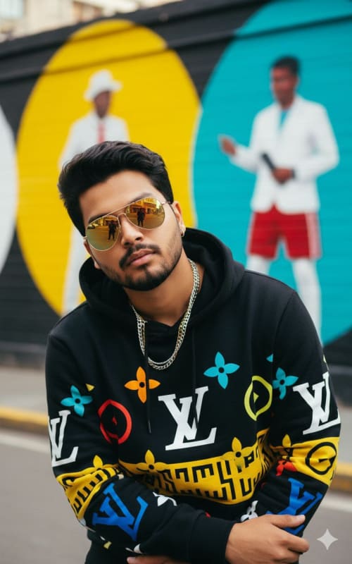 Photorealistic Streetwear Fashion Portrait with AI thumbnail 2