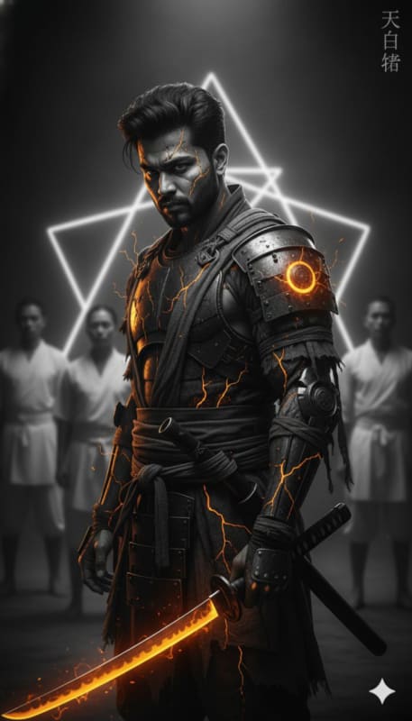 Molten Cyberpunk Neo-Samurai thumbnail 2