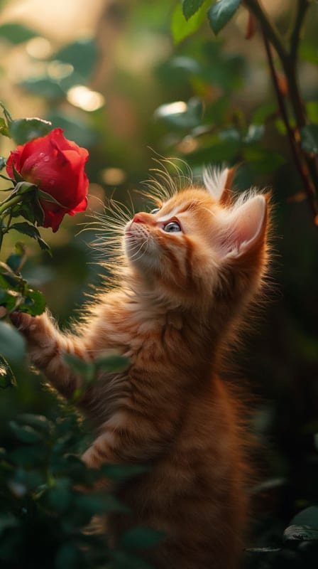 Playful Persian Kitten Photography Prompt - view 1