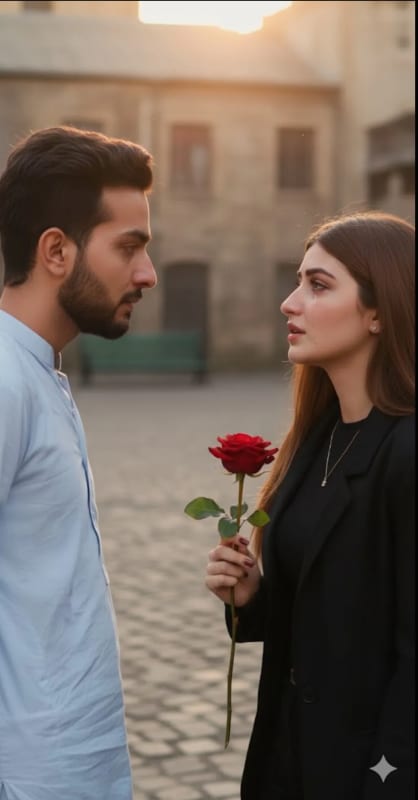 Teary Goodbye: A Cinematic Rose Farewell - view 1