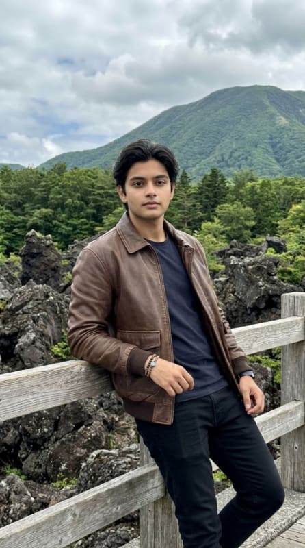 Volcanic Landscape Travel Portrait - view 1