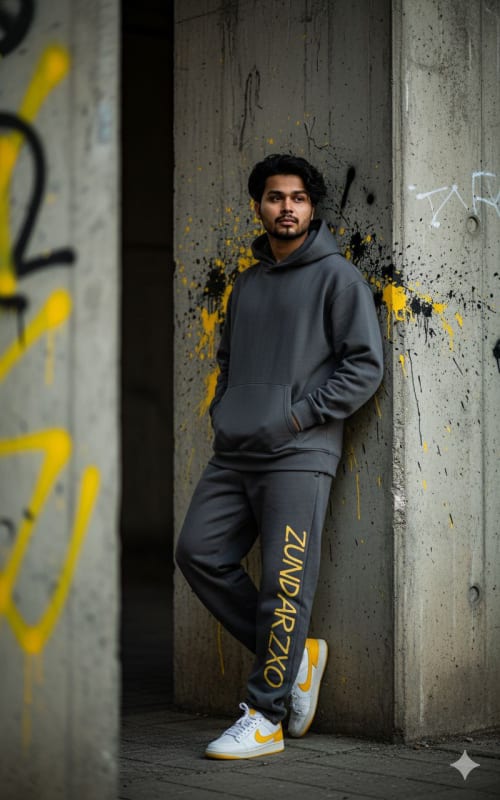 Urban Streetwear Fashion Photography Prompt: Graffiti Wall thumbnail 2