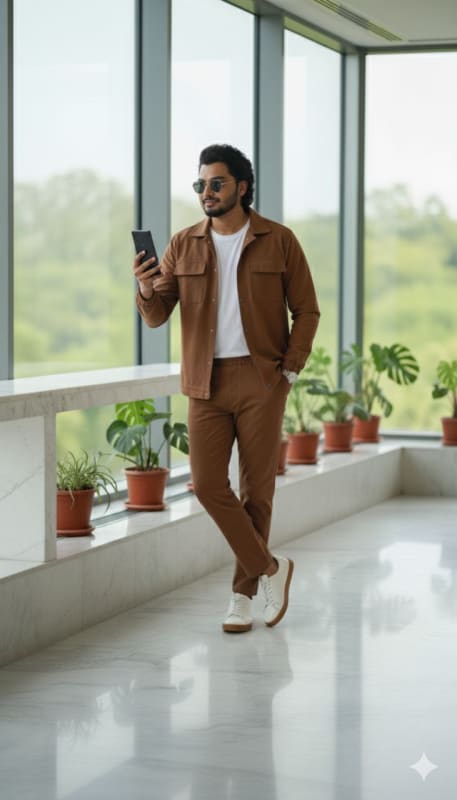 Modern Men's Earthy Streetwear Photography thumbnail 4