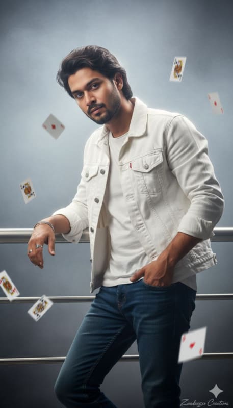 Cinematic Floating Cards Portrait - view 1