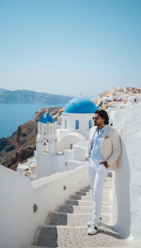 Santorini Male Fashion Portrait thumbnail 2