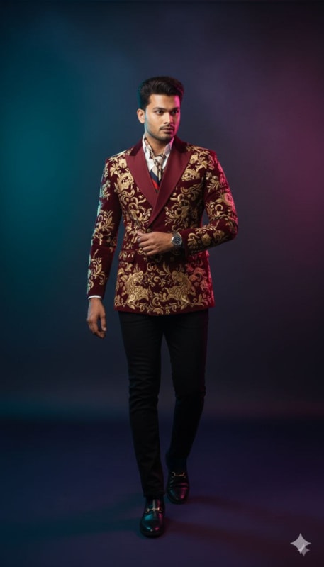 Vibrant Midnight Blue Fashion Editorial thumbnail 3