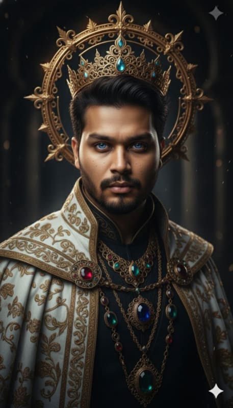 Divine Golden Halo Portrait thumbnail 2