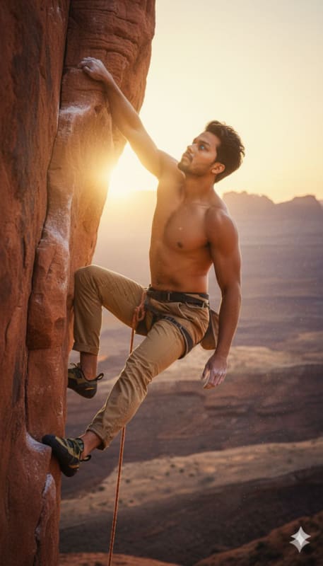 Extreme Free Solo Climbing: Utah Desert thumbnail 3