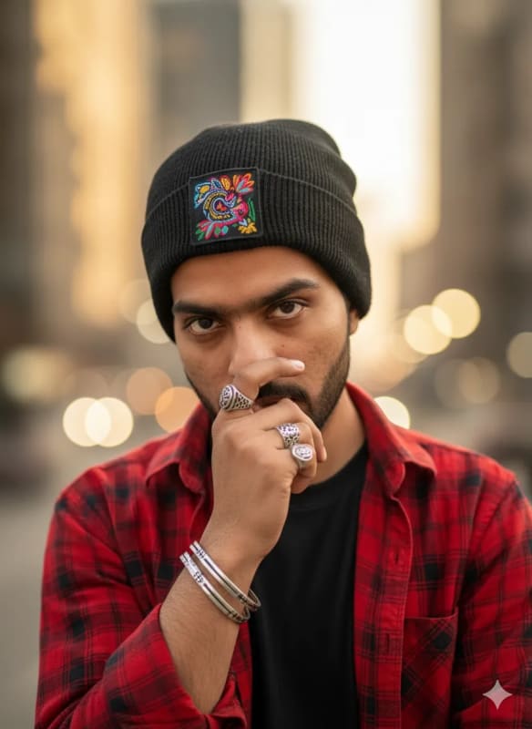 Stylish Young Man Portrait in Urban Setting at Golden Hour thumbnail 2
