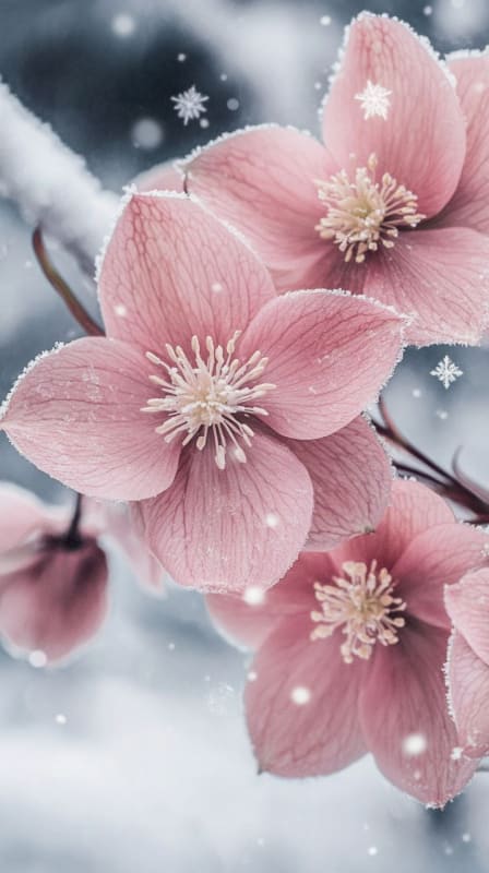 Ethereal Hellebore: A Winter Bloom Macro Photography thumbnail 5