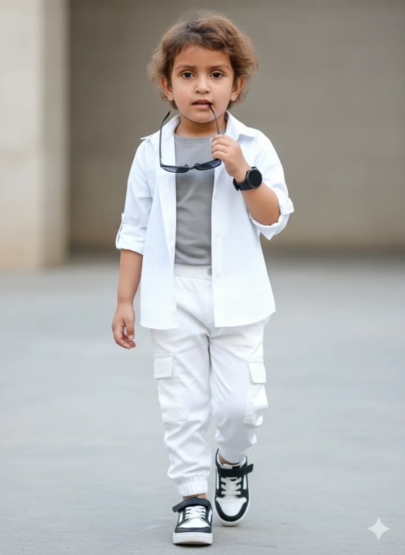 Stylish Modern Portrait of a 4-Year-Old Girl thumbnail 2