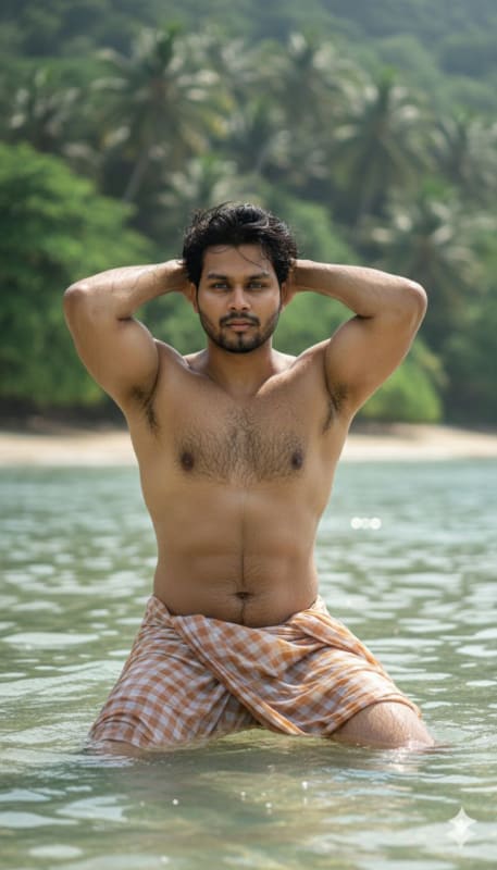 Ultra-Realistic Seaside Male Portrait - view 1