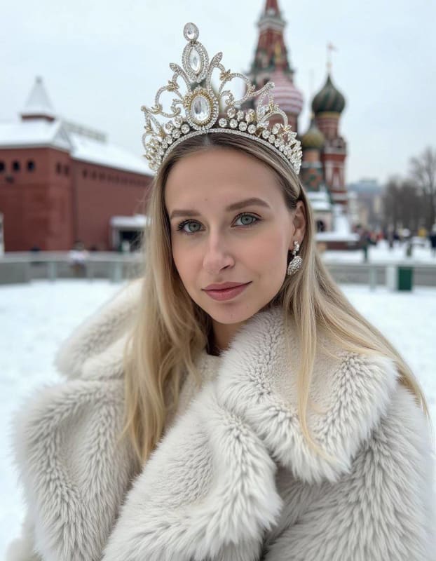 Fashion Editorial in Red Square: Vogue-Inspired AI Prompt thumbnail 2