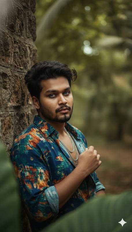 Cinematic Tropical Male Portrait thumbnail 2