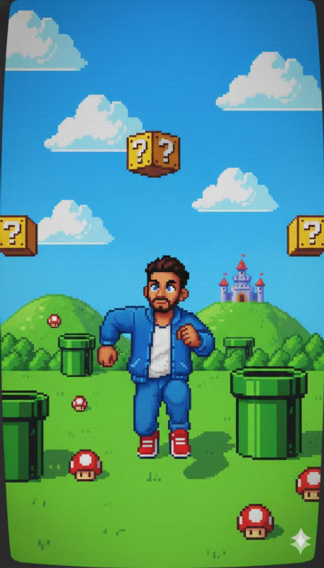 8-Bit Super Mario World Portrait thumbnail 2