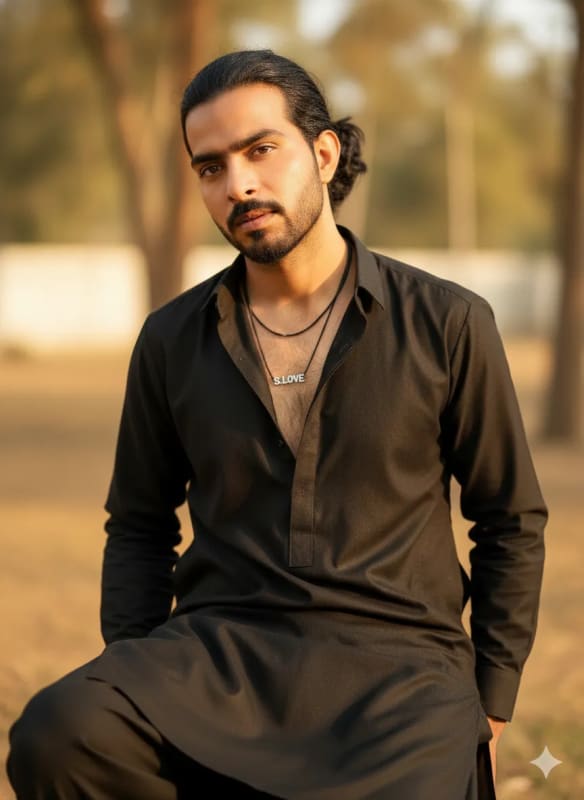 Stylish Young Man in Kurta Pajama Portrait thumbnail 3