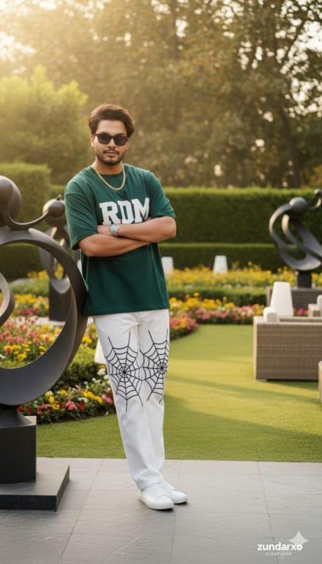 Luxury Streetwear Garden Portrait - view 1