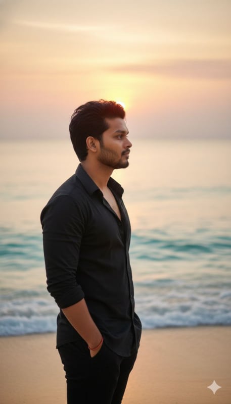 Beach Sunrise Portrait thumbnail 3