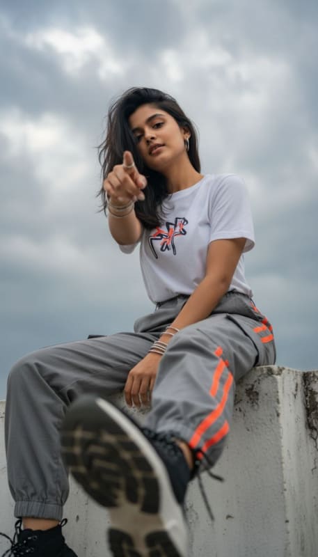 Dynamic Low Angle Street Style Portrait thumbnail 2