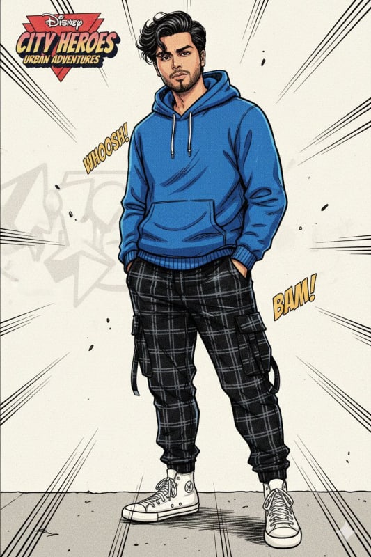 Disney Character in Retro Manga Style - view 1