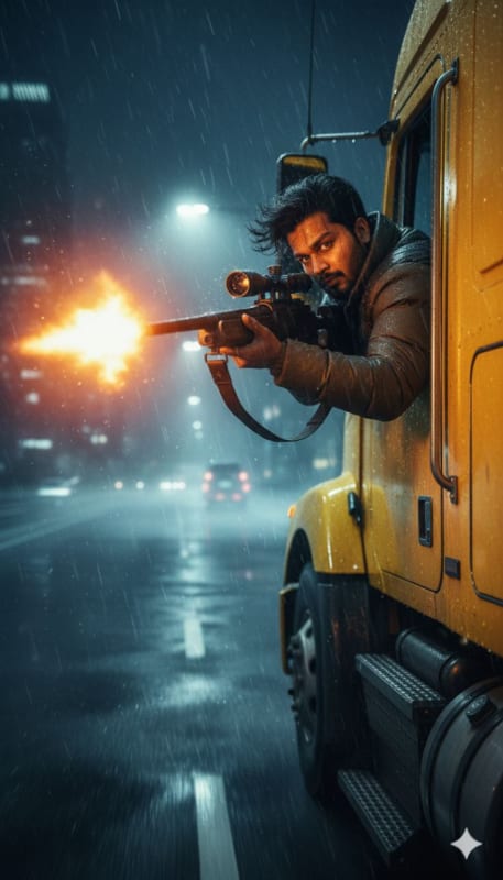 Intense Urban Drift: Cinematic Action Scene thumbnail 5