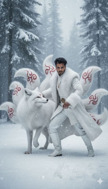 Nine-Tailed Fox Spirit & White-Clad Guardian thumbnail 2