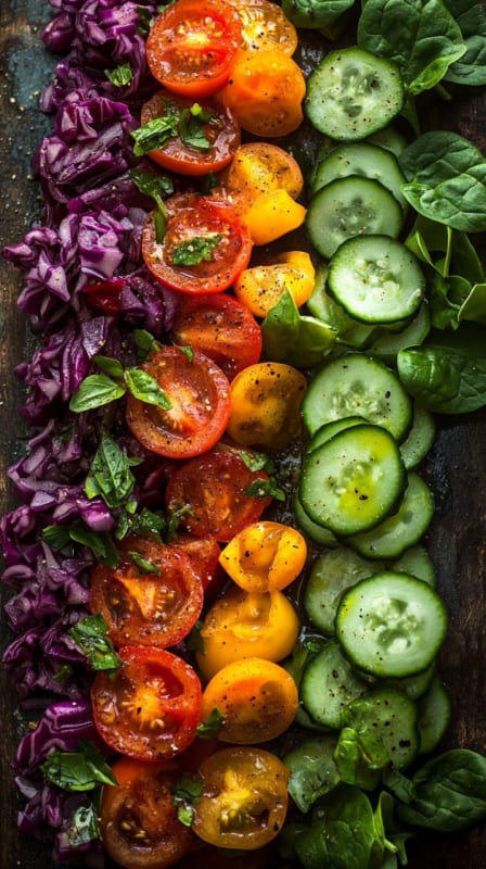 Vibrant Vegetable Salad Photography: A Culinary Masterpiece thumbnail 3