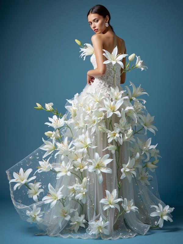 Floral Couture: A Fashion Editorial Prompt thumbnail 2