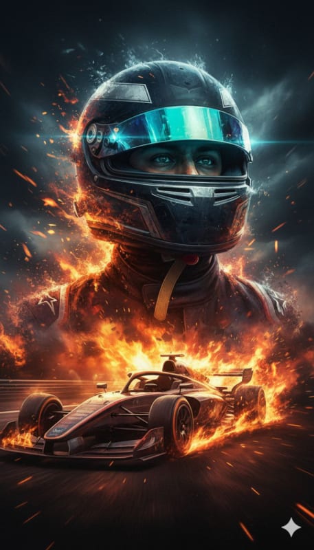 Cinematic Racer: Speed & Fire Dispersion - view 1