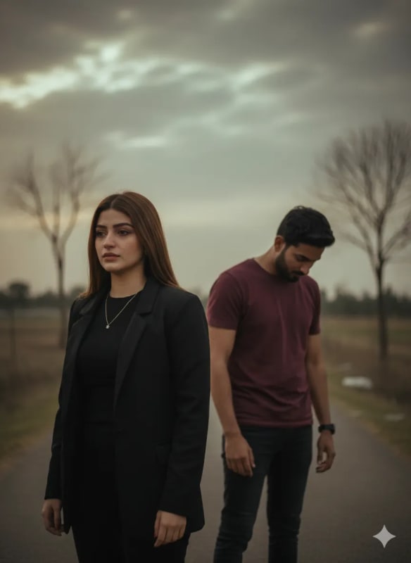 Emotional Argument Scene: Boy and Girl in Conflict - view 1