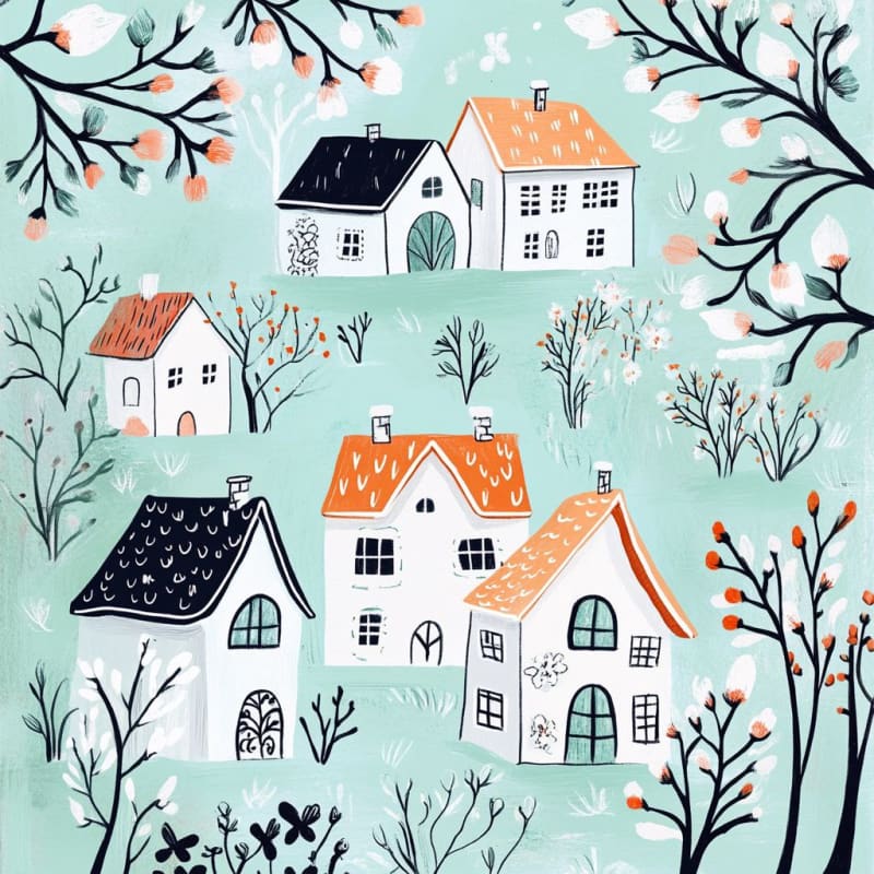 Whimsical 2D House Illustration: Charming & Playful Art thumbnail 4